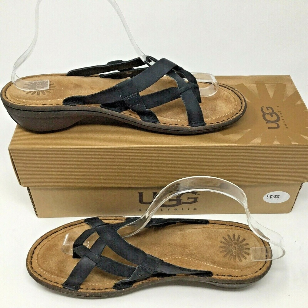 UGG Australia~Sandals~Lanni~Thong~Leather~1000608~ - Picture 1 of 8